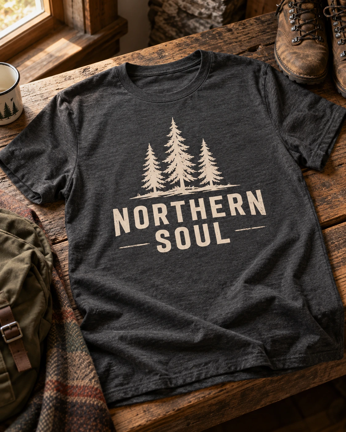 Northern Soul displayed in a warm styled setting