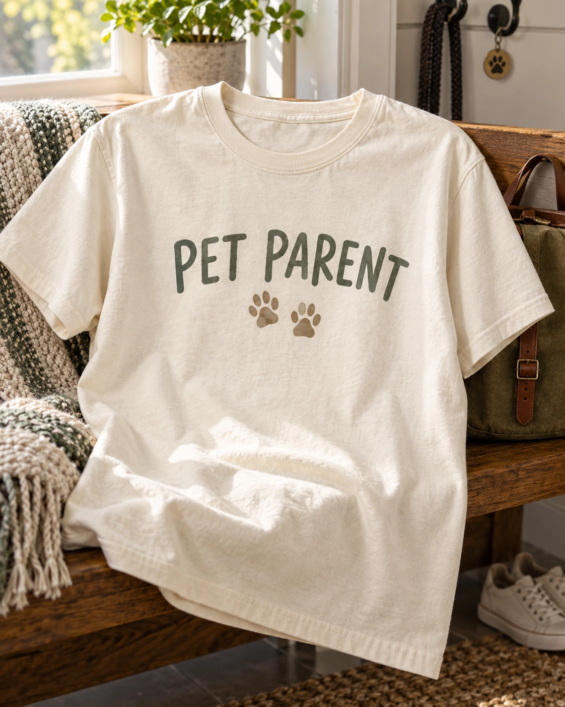 Pet Parent displayed in a warm styled setting