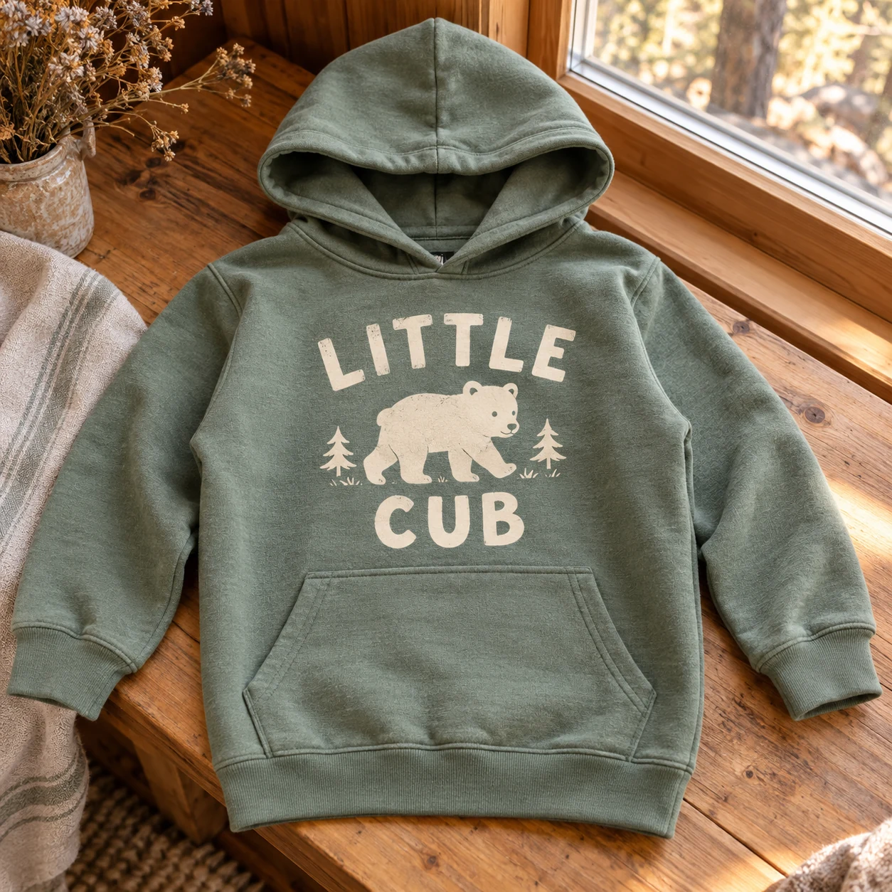 Little Cub in a warm styled setting